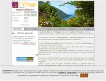 Tablet Screenshot of hotelilvillaggio.it
